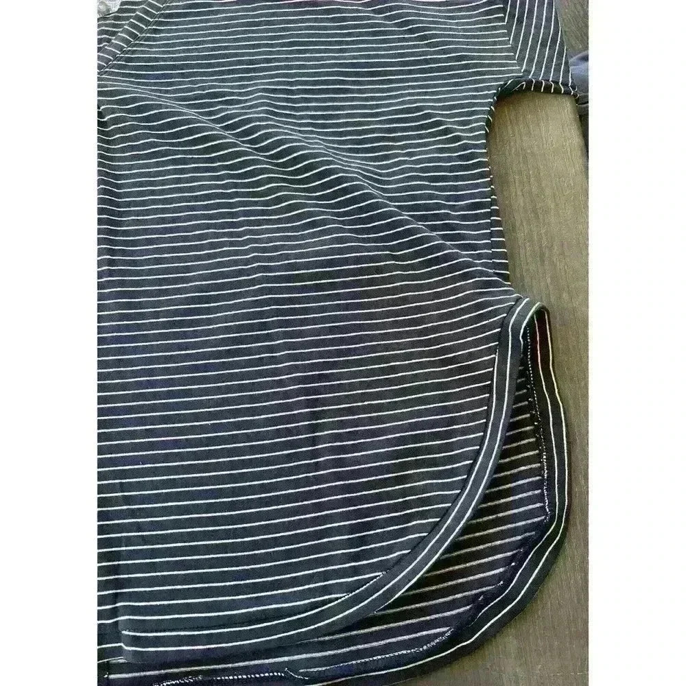 Mod Ref Oversized Button Down Top Blouse Sz Small… - image 7